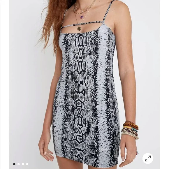 Urban outfitters sales snake print dress